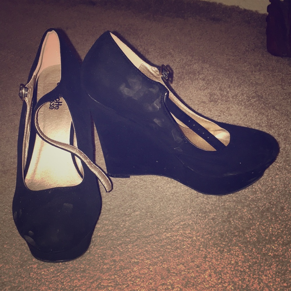 Black heels